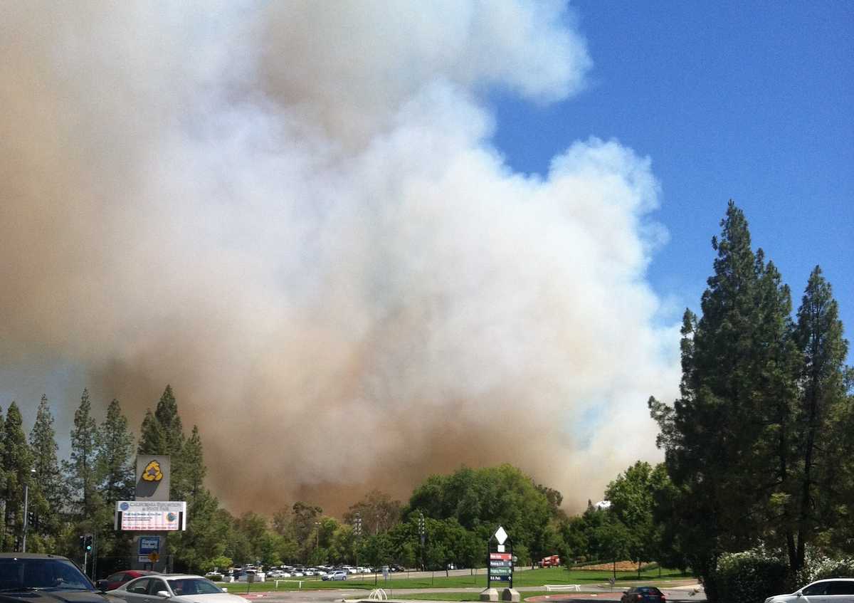 Photos Fourth of July fire burns in, around Cal Expo