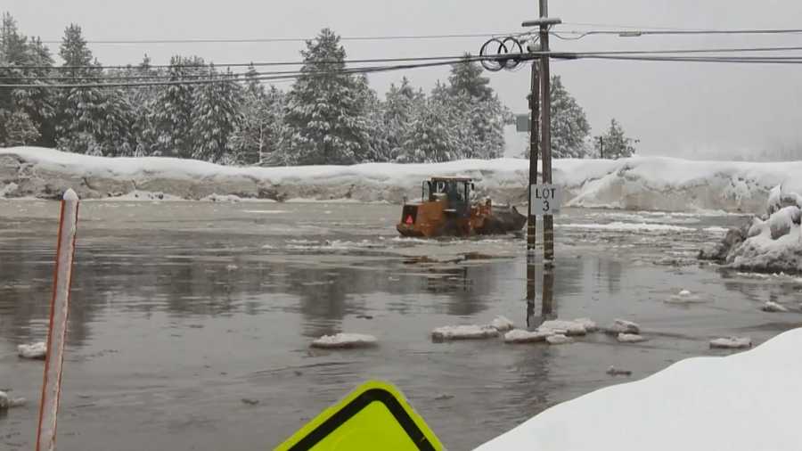 Flooding cuts off Nevada County community