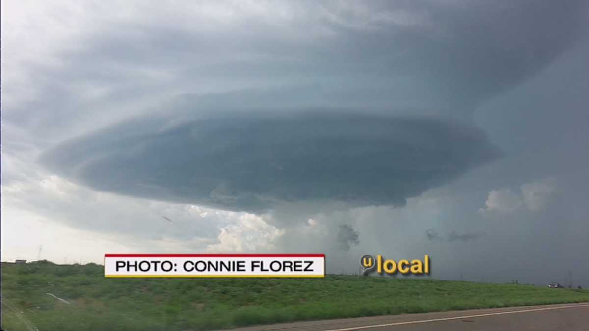 Wild weather hits Clovis after Tornado warning