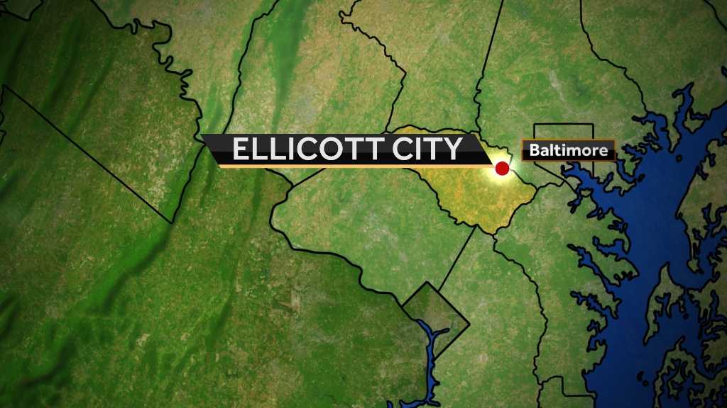 ellicott city flood map