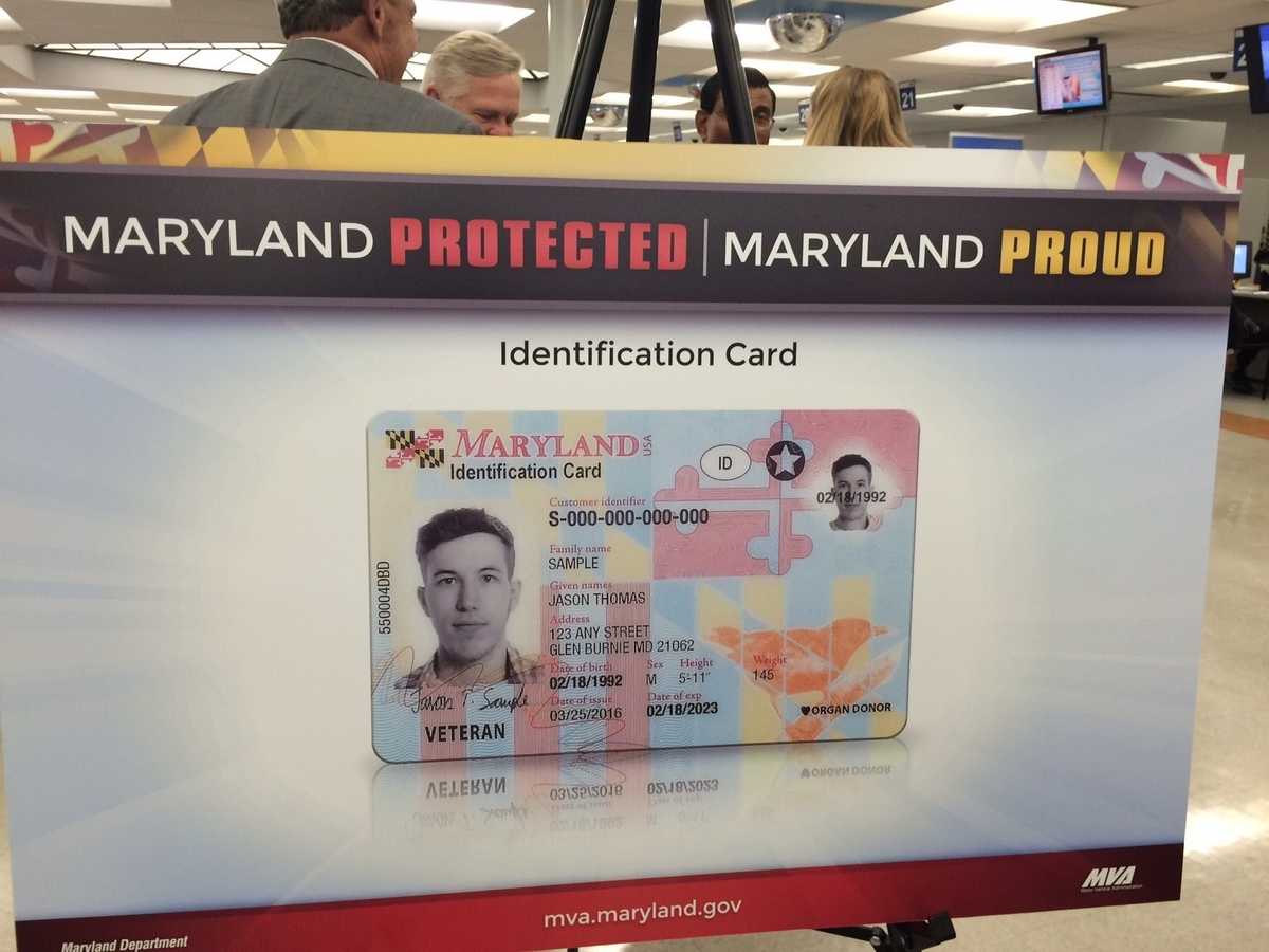 Images What do the new Maryland driver's licenses look like?