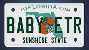 60 banned license plates in Florida