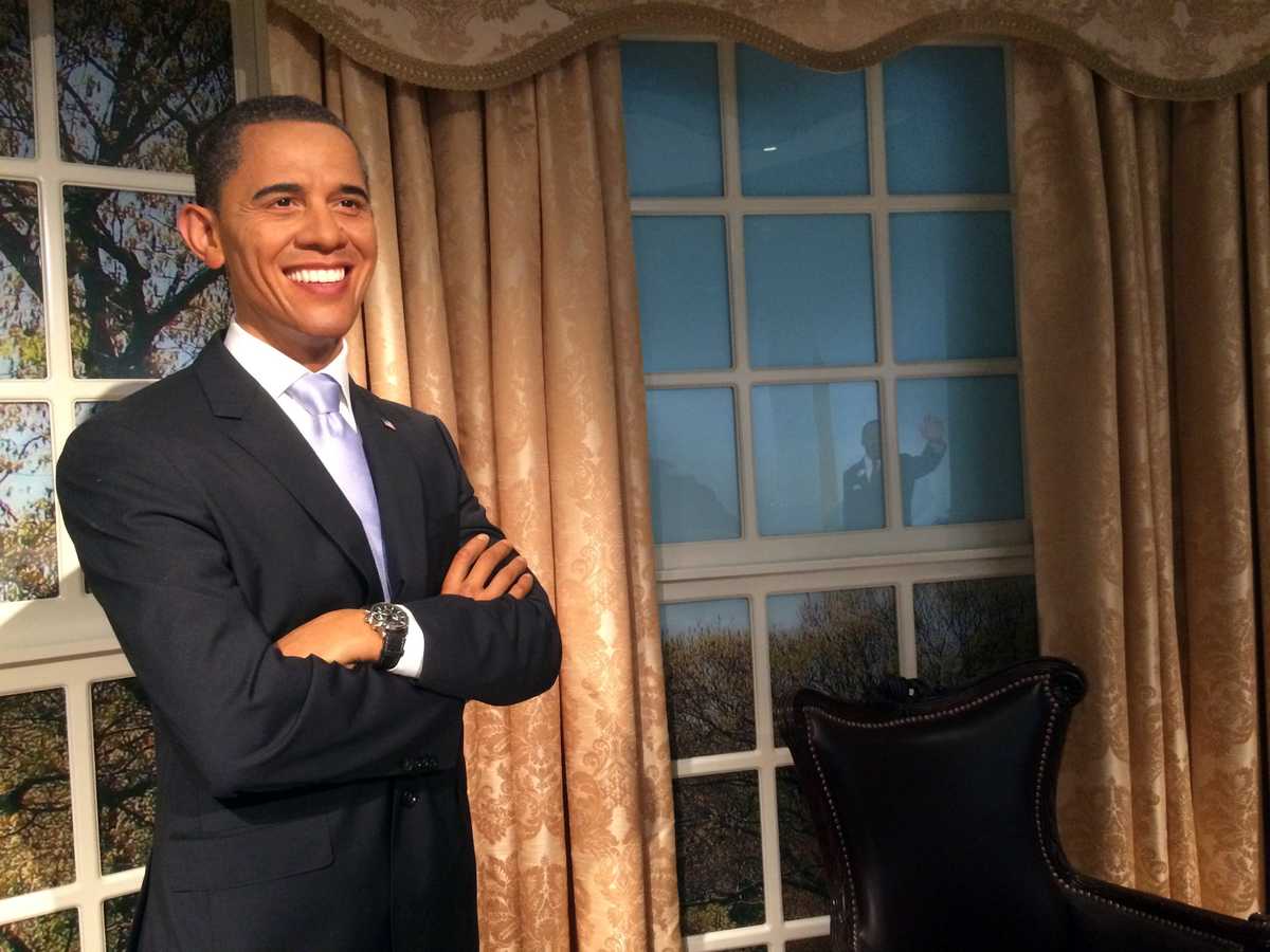 Wax figures inside Madame Tussauds Orlando have arrived