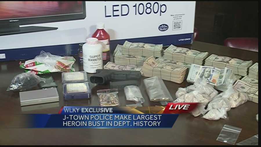 Jeffersontown police make biggest heroin bust in department history