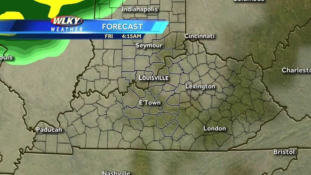 Hour-by-hour: Wet weather moves in for Black Friday, Light Up Louisville