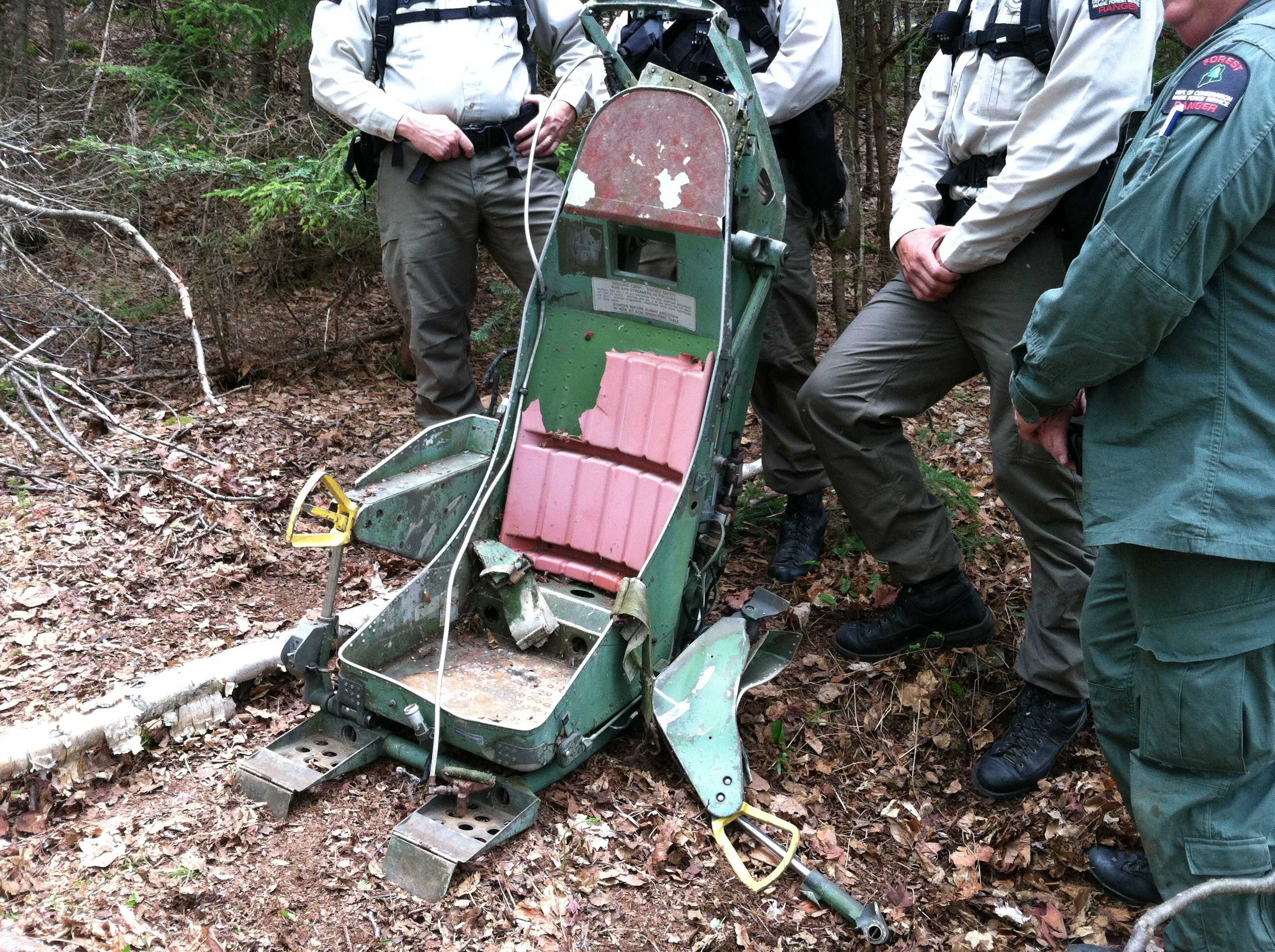 Ejection Seat From 1963 B-52 Bomber Crash Recovered From Maine Woods