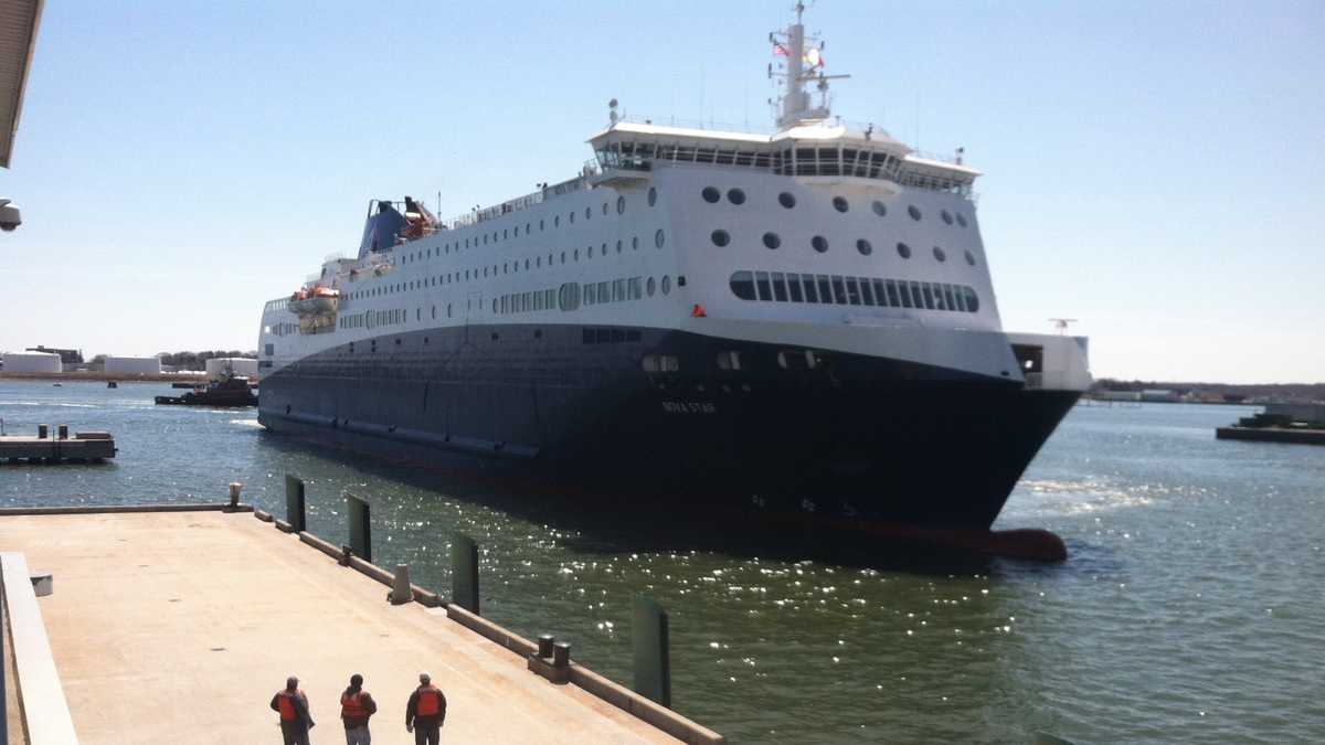 Maine to Nova Scotia ferry arrives in Portland