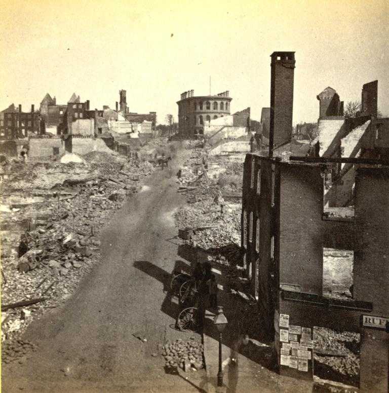 Historic photos Portland's Great Fire of 1866