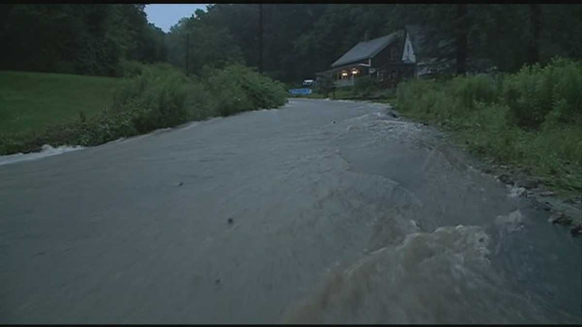 Photos Winchester flooding washes out roads