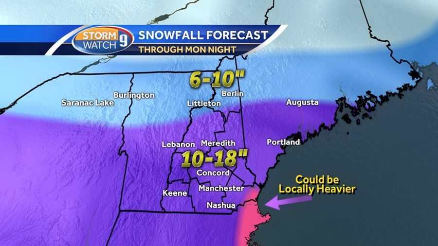 State in midst of long duration storm; more than a foot of snow expected