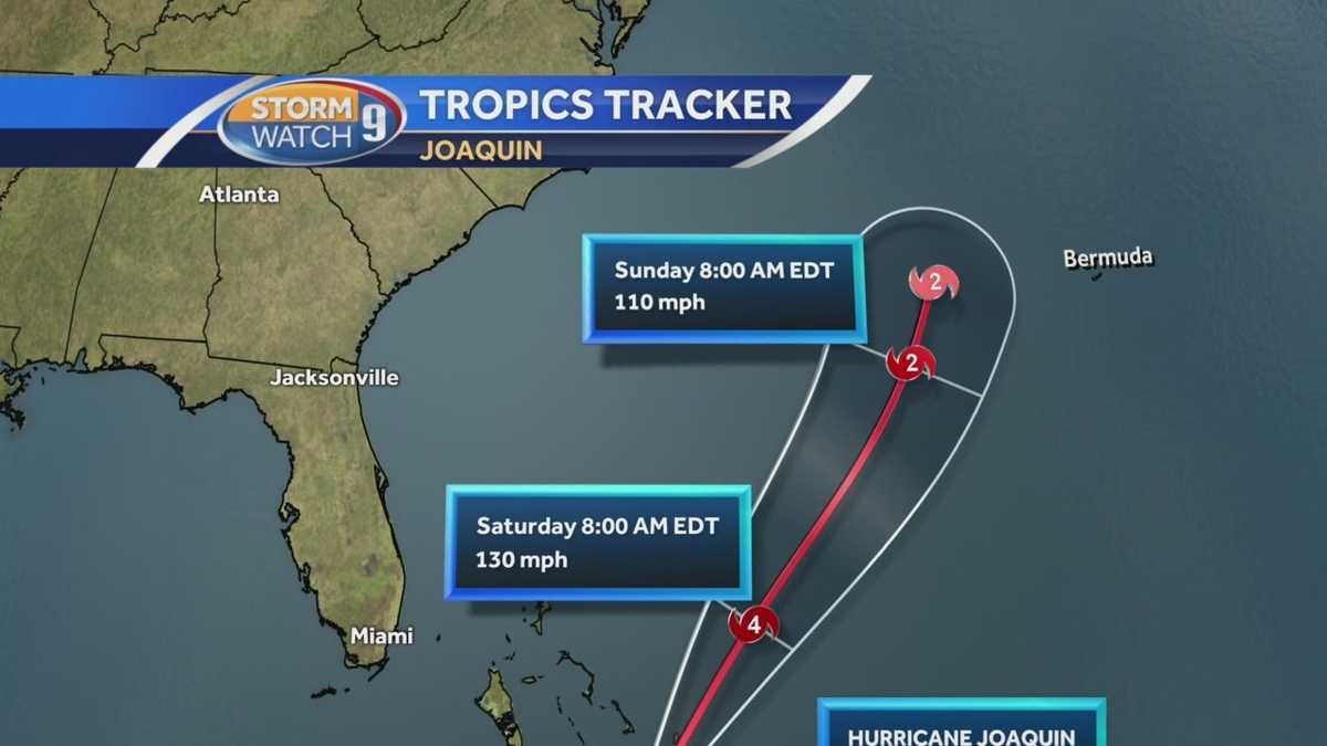 Maps: Potential Path Of Hurricane Joaquin