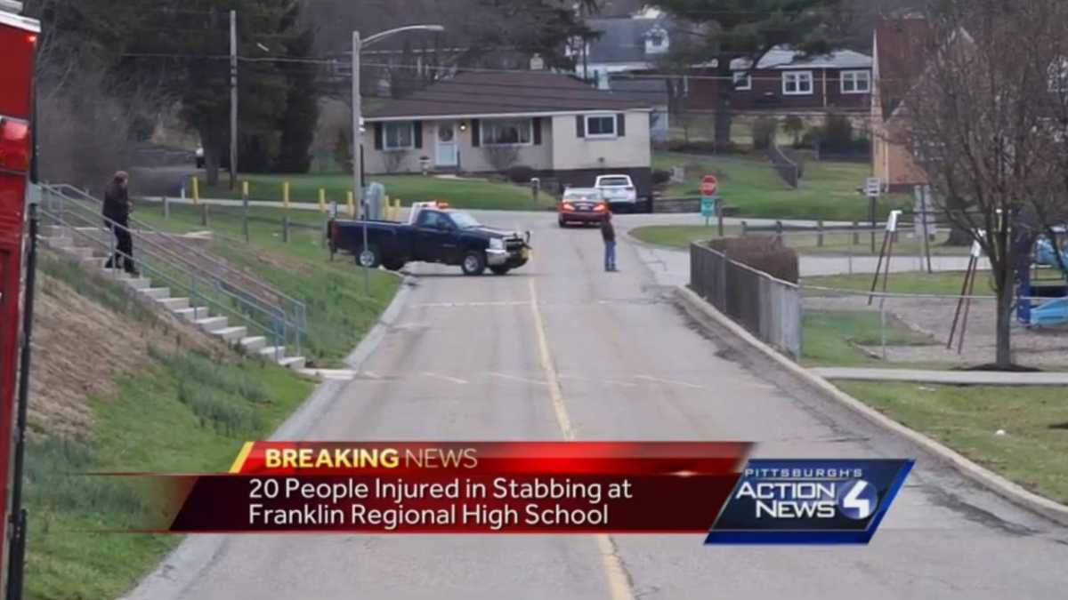 In photos Franklin Regional High School stabbings