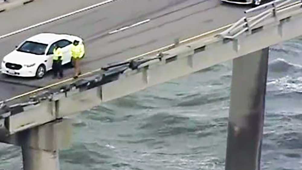 Nc Truck Driver Survives After Rig Swept Off Bridge Dies On Way To