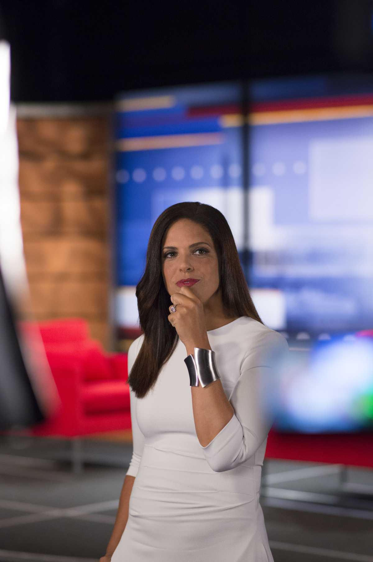 Soledad Obrien On The Set Of Matter Of Fact 3878