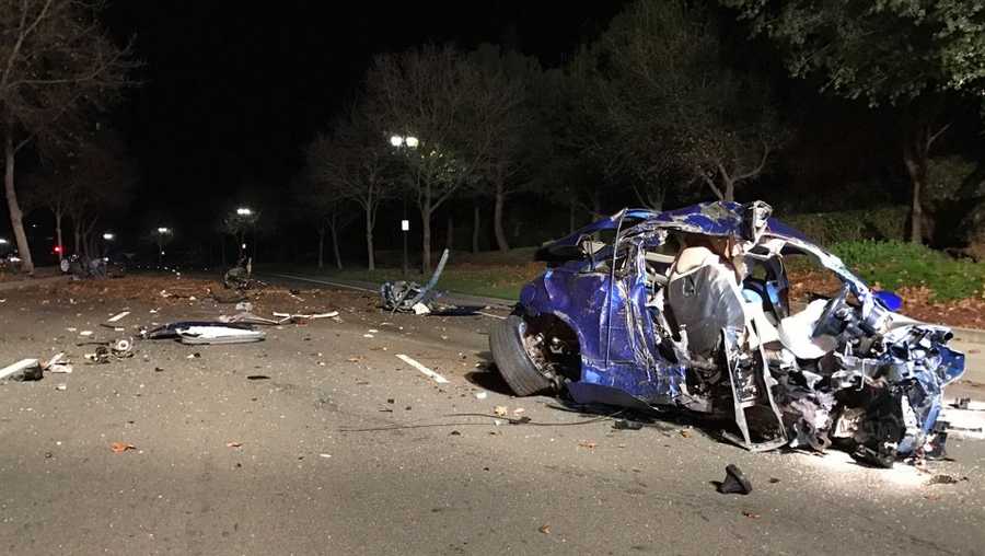 Driver survives after car breaks up in Elk Grove crash