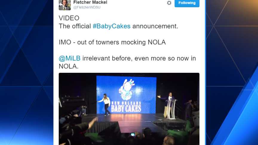 New Orleans has a fresh take, renames baseball team Baby Cakes New Orleans has a fresh take, renames baseball team Baby Cakes