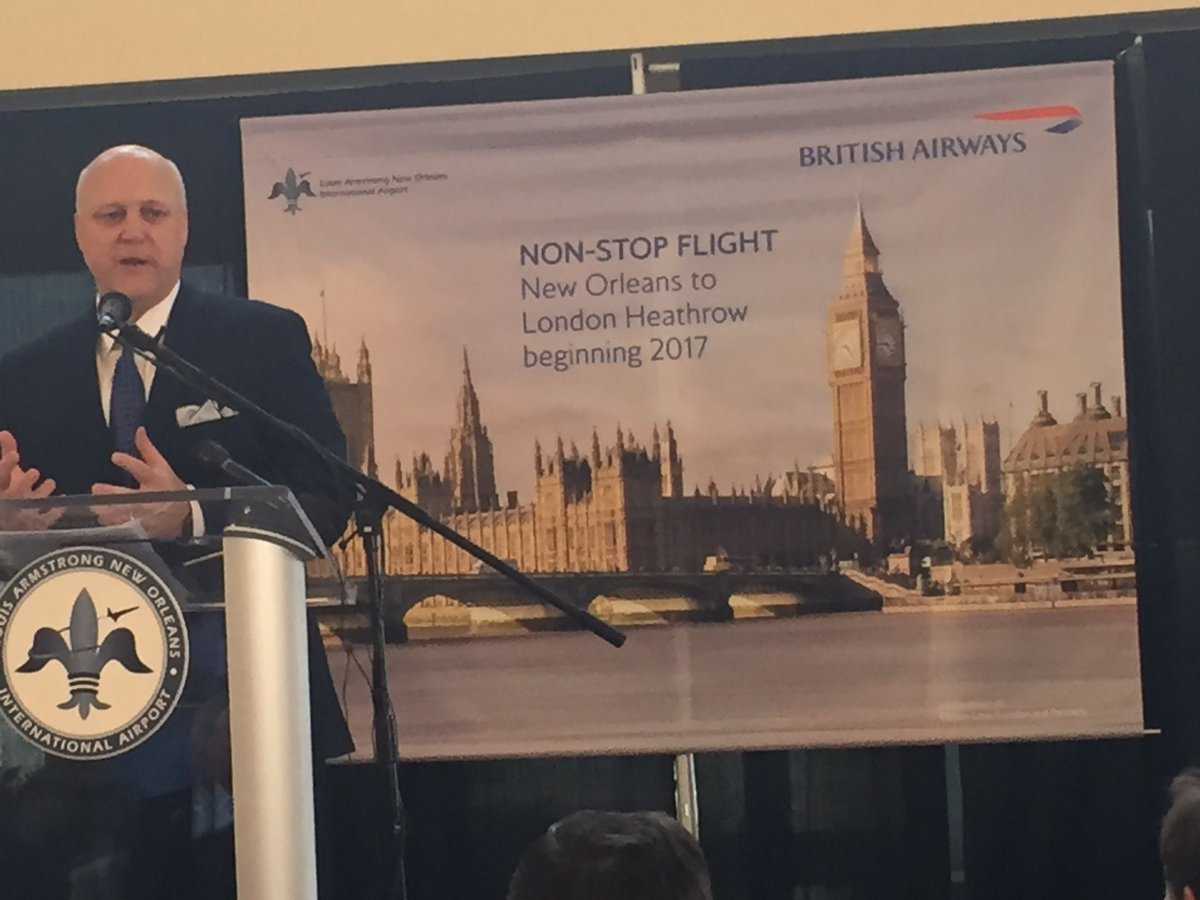 British Airways to start offering nonstop flights between New Orleans, London in spring 2017