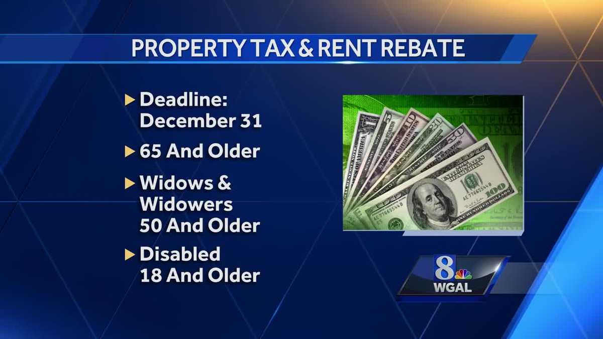 Pennsylvania Property Tax Rebate Deadline