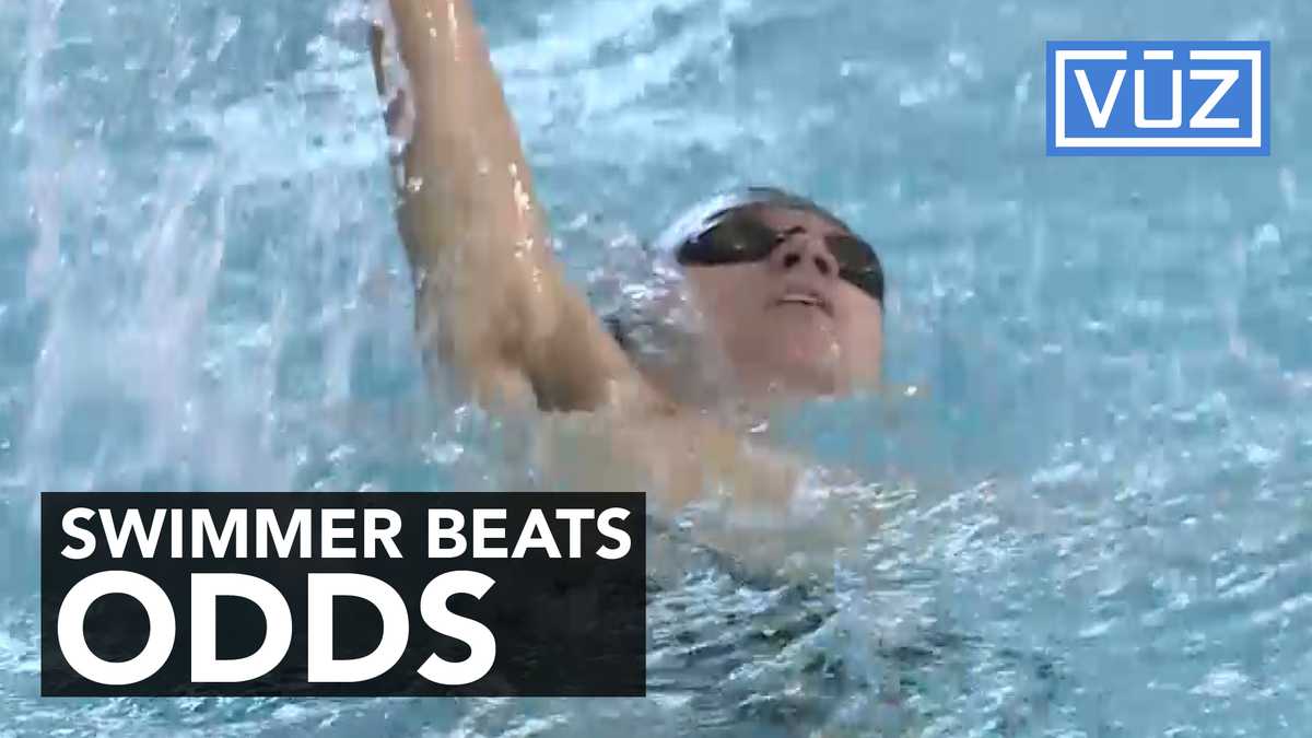 High school swim captain huge inspiration to his teammates