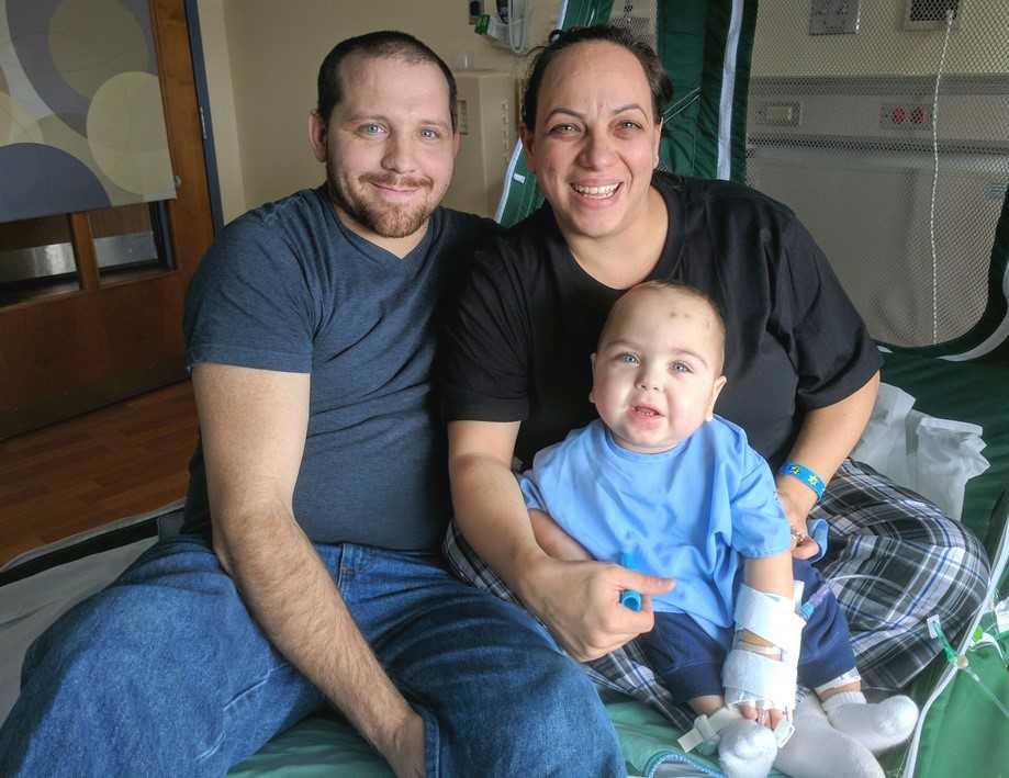 Toddler stable after snowplow convoy escorts him to hospital