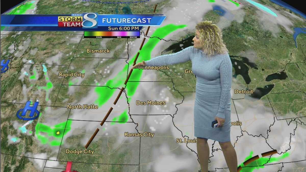 KCCI 8 noon video forecast