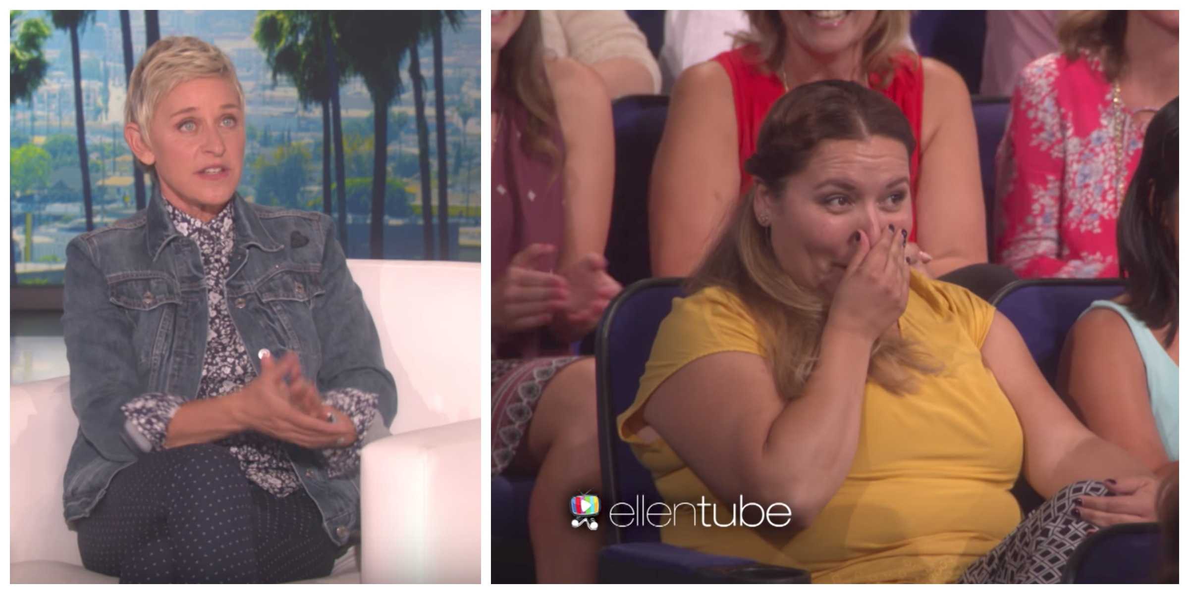 Here's what happened when Ellen caught one of her audience members stealing