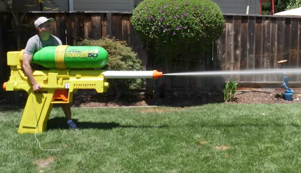 A former NASA engineer built the world's largest Super Soaker