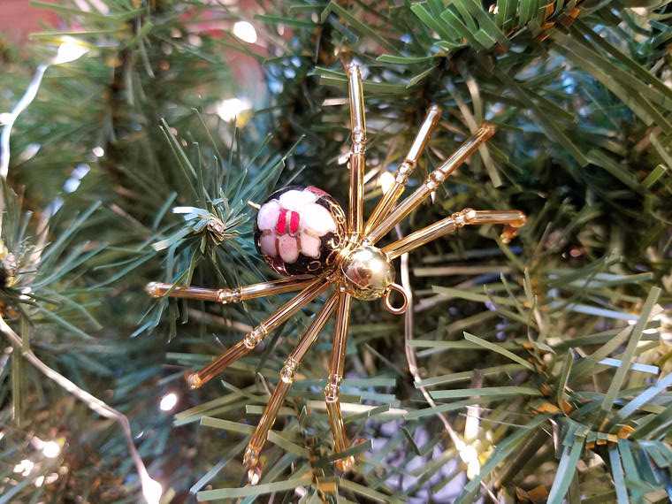 This is what it means when you see a spider ornament on a Christmas tree