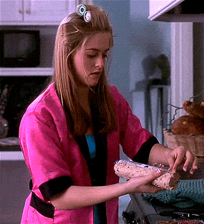 What would happen if you baked an entire log of cookie dough, 'Clueless'-style?