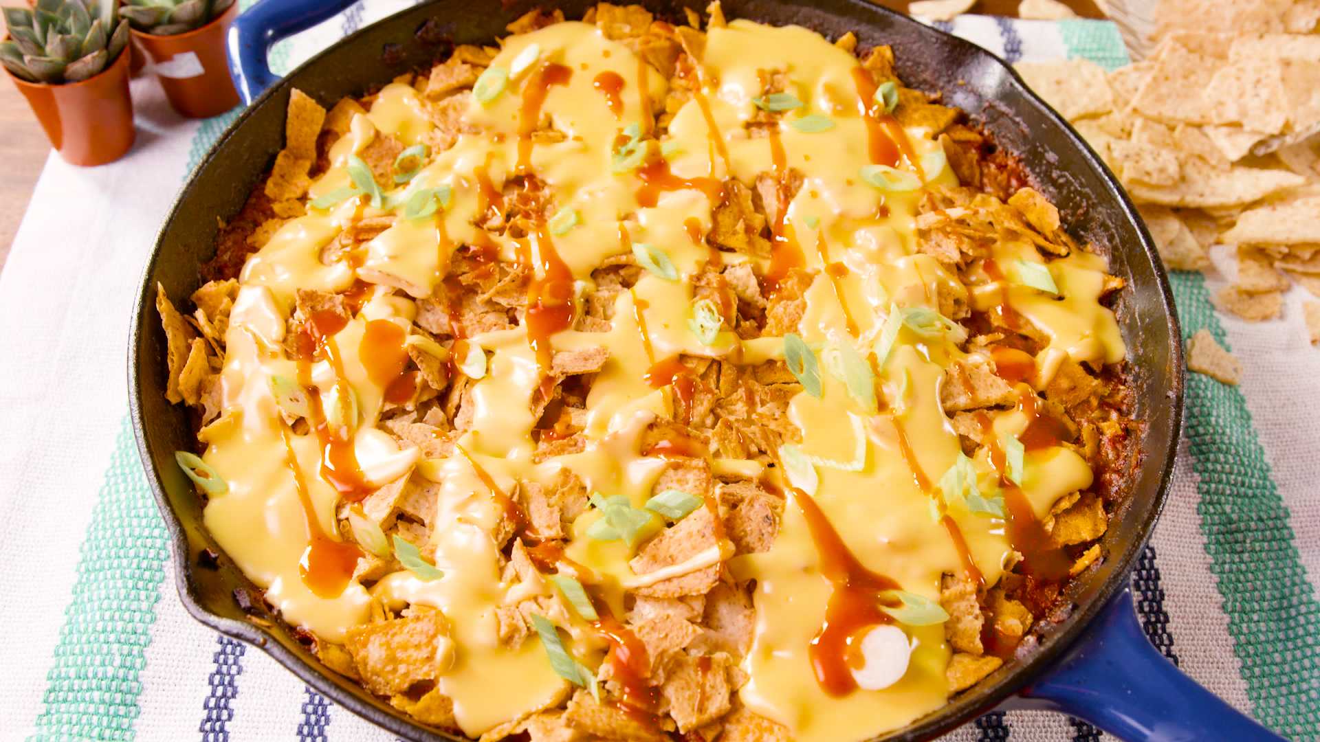 Satisfy all your cheesy, beefy cravings with this nacho casserole