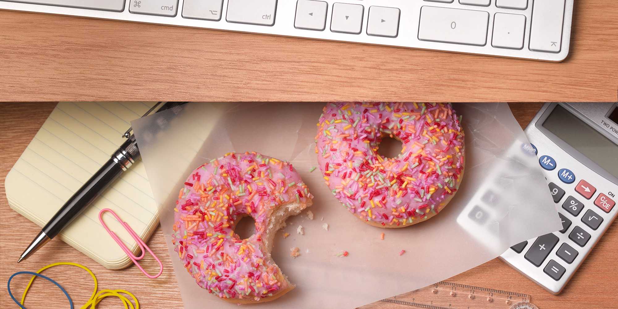 The amount of extra calories you eat while snacking at work is shocking