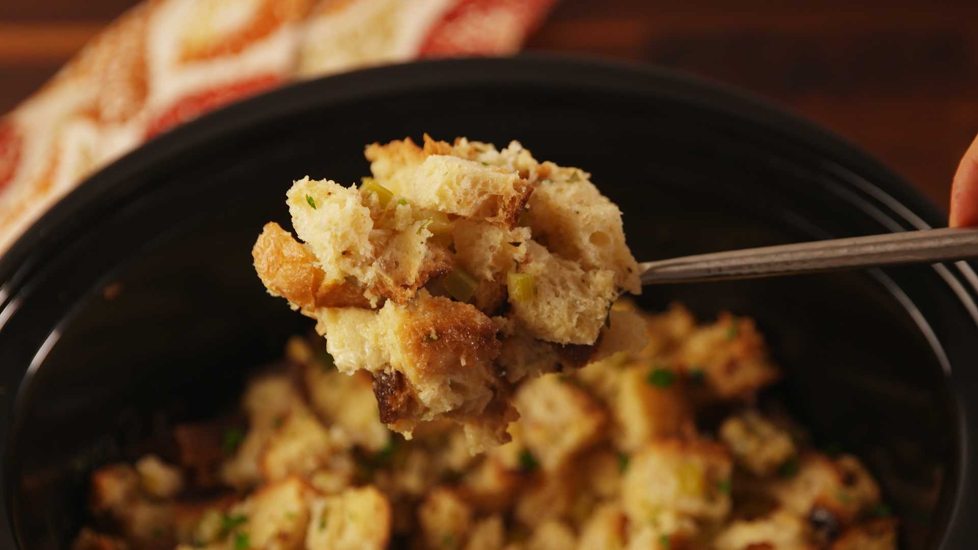 Save precious time and oven space with crock-pot stuffing
