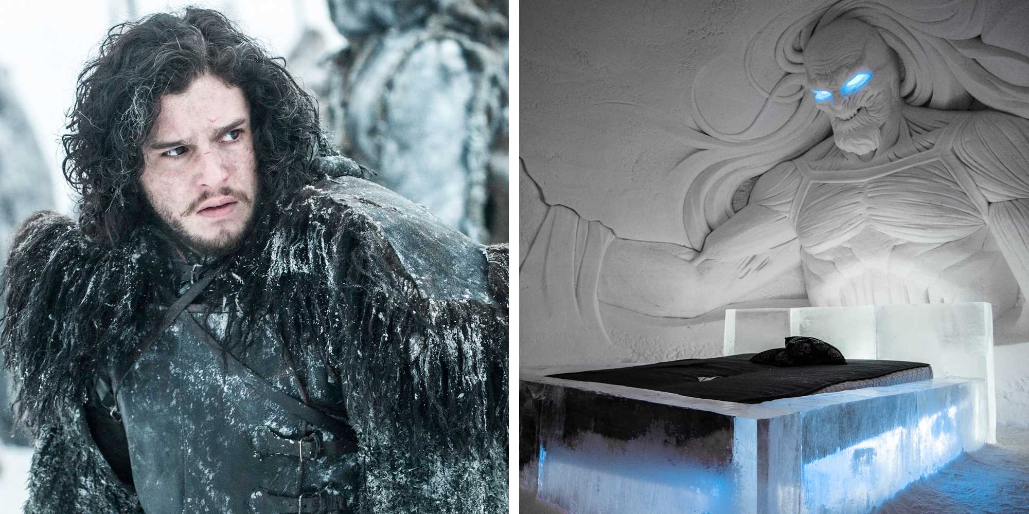 A completely frozen 'Game of Thrones' hotel exists