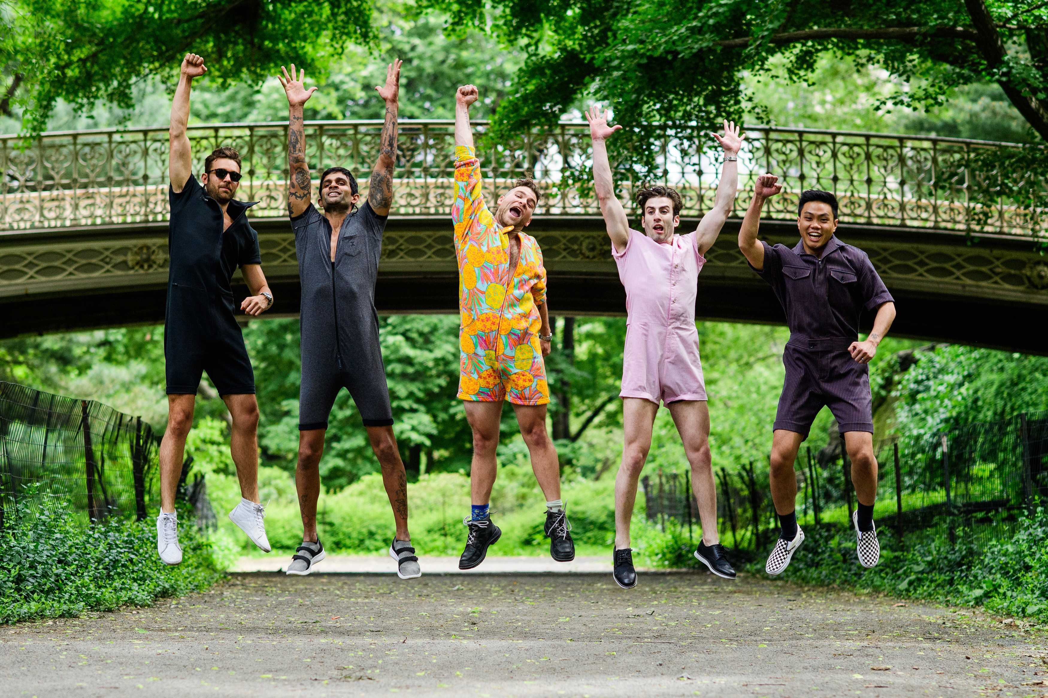We Recruited 5 Real Guys to Wear-Test Bro Rompers. This Is Their Story