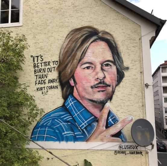 This awful Kurt Cobain mural is confusing the Internet