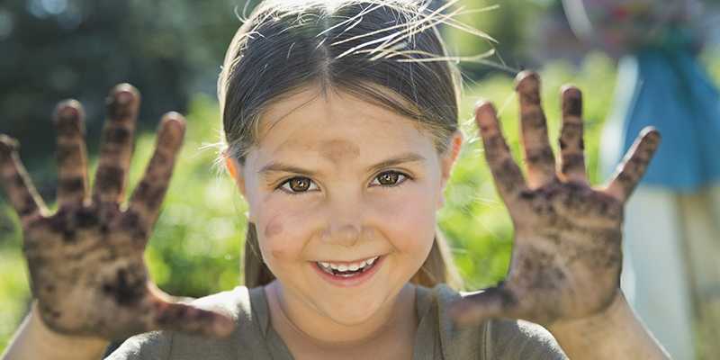 Science says dirt is good for kids