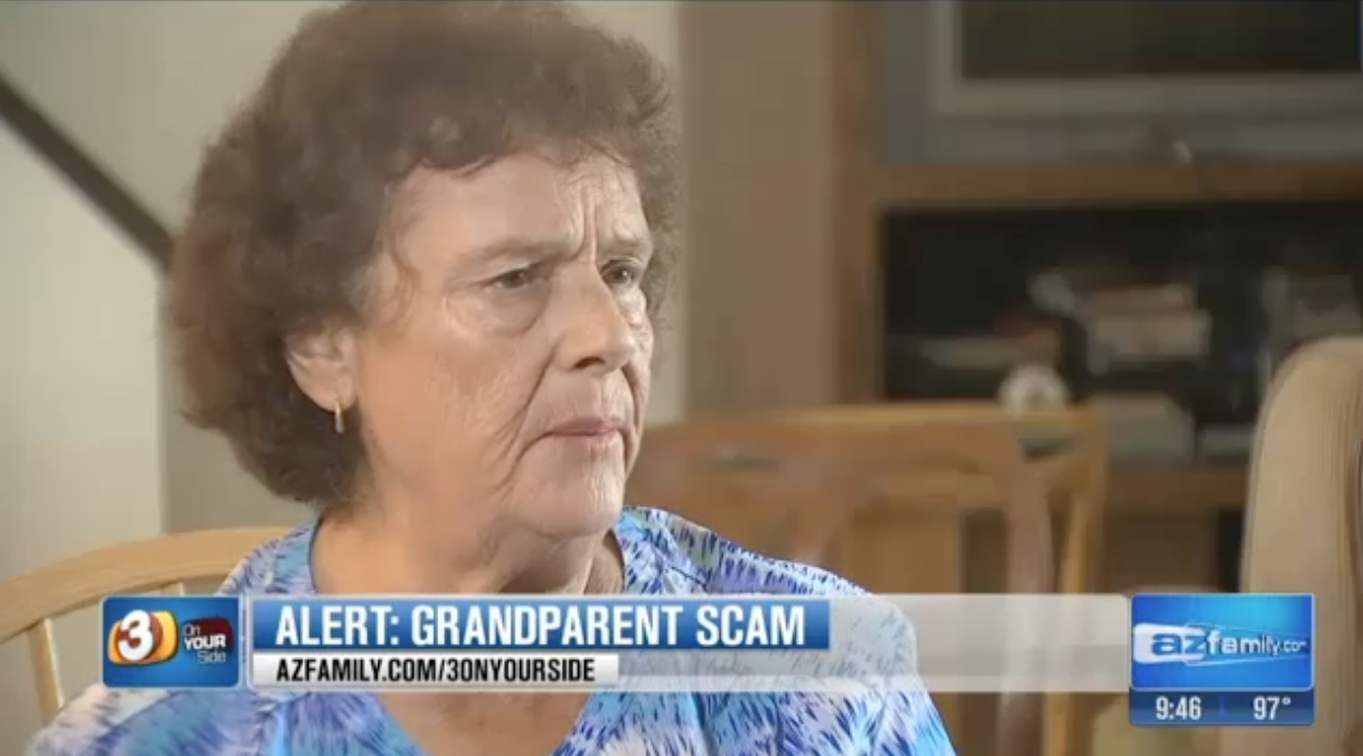 A 74-year-old woman just lost $13,000 in a 'grandparent scam'
