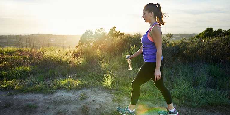 Walking is a better way to burn body fat than high intensity running