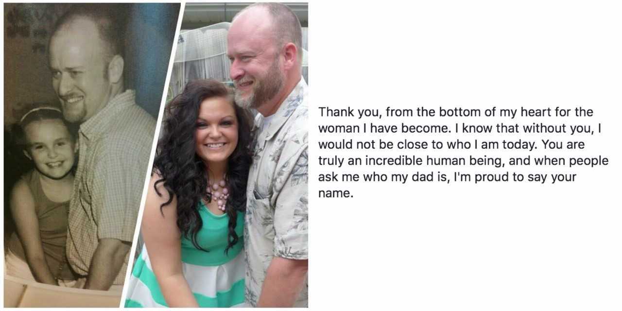 This daughter's viral thank-you letter to her stepdad will make your heart melt