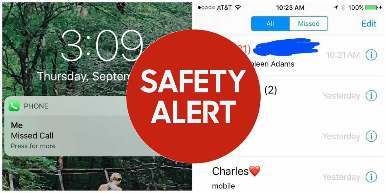 Alert: if you get a call from your own number, do not pick up