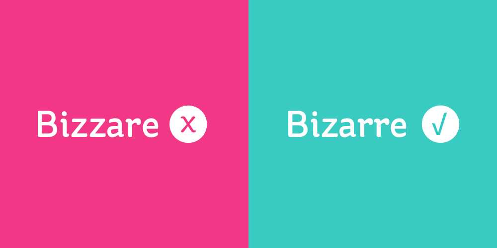 The 25 most commonly misspelled words