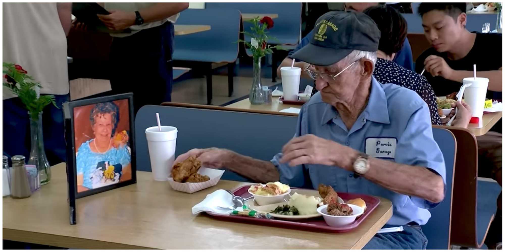 93-year-old Georgia man dines with photo of his late wife every day