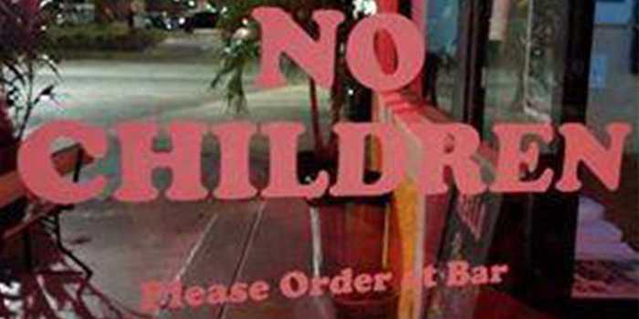 This restaurant is banning kids and people are outraged