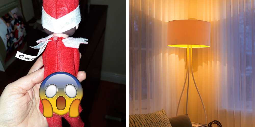 One family learned the hard way that Elf on the Shelf setups can be VERY dangerous