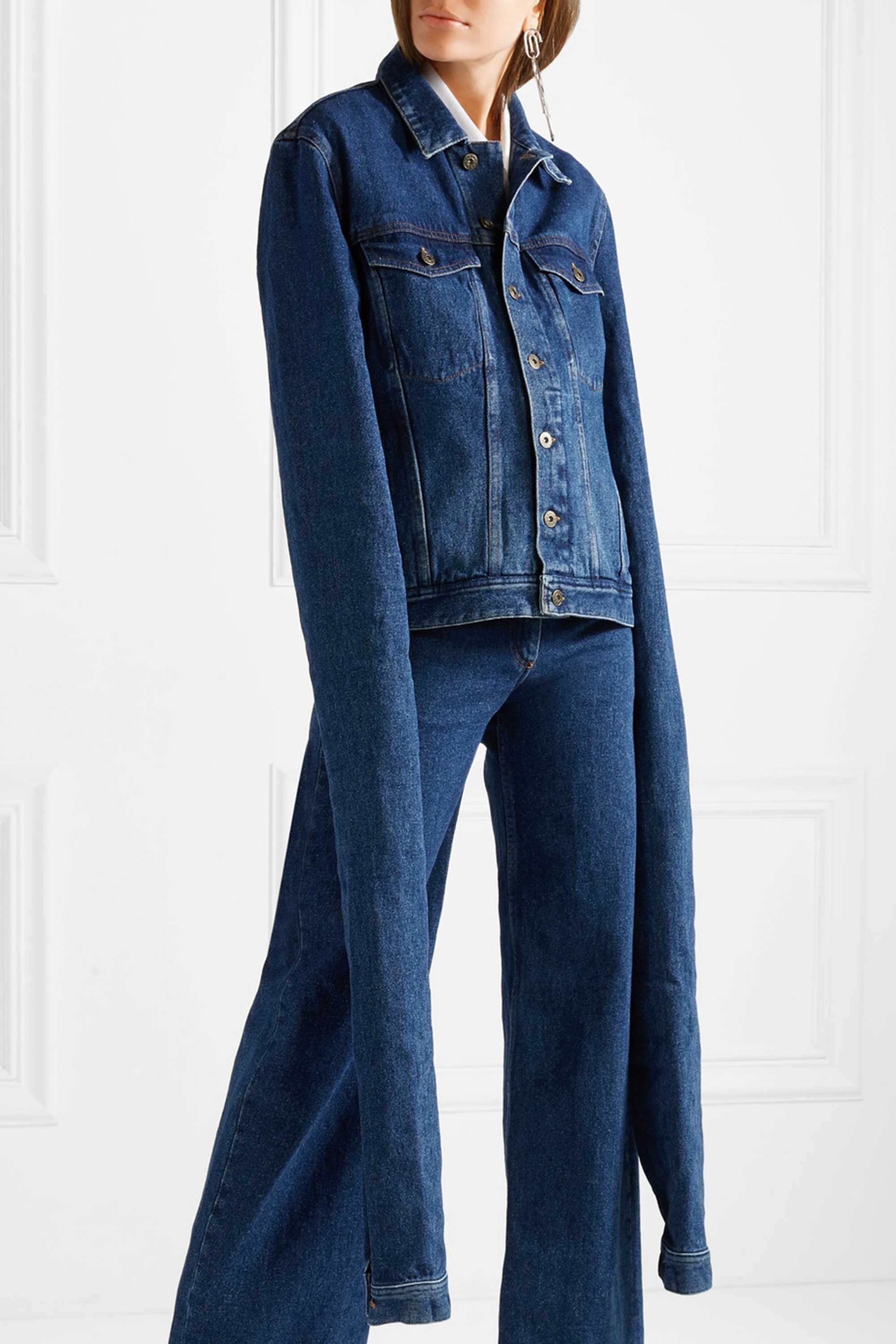 Would you wear Y-Project's denim jacket with ridiculously long sleeves?