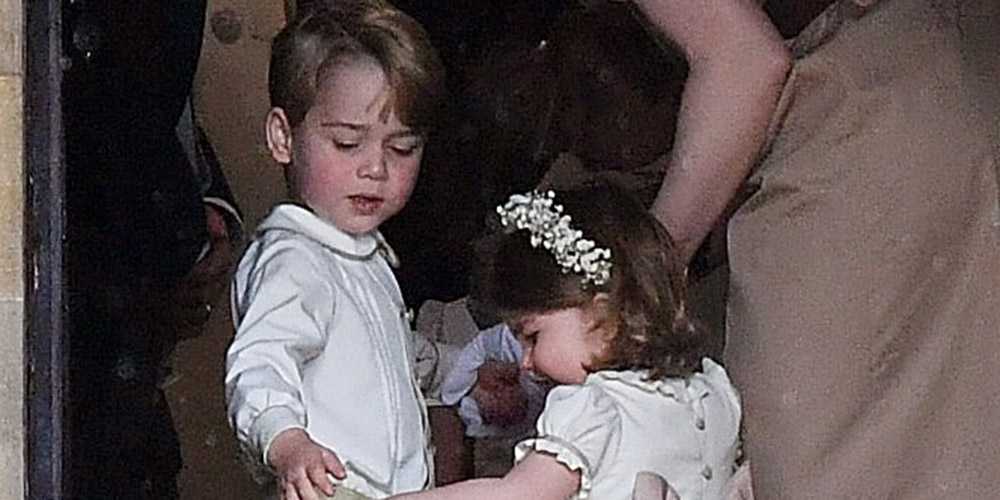 Prince George and Princess Charlotte Are at Peak Adorableness at Pippa's Wedding