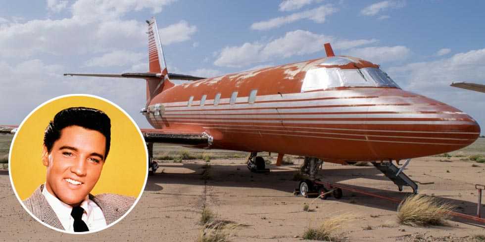 See inside Elvis Presley's self-designed private jet