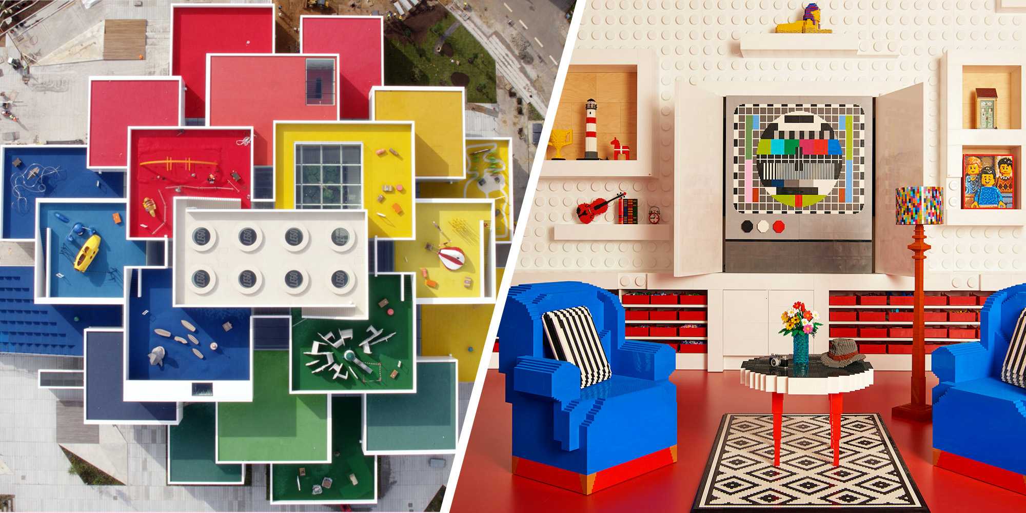 You could win a free night at this crazy LEGO house