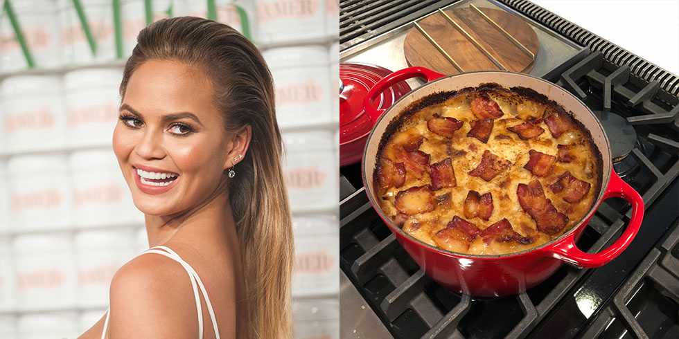 Chrissy Teigen Asked American Airlines If She Could Bring an Emotional Support Casserole On a Flight