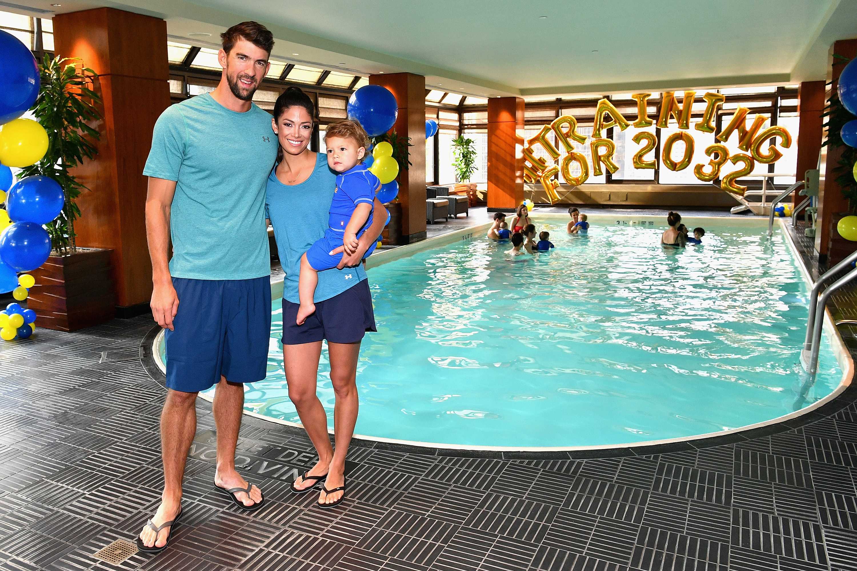 Nicole and Michael Phelps are expecting their second child/future Olympian